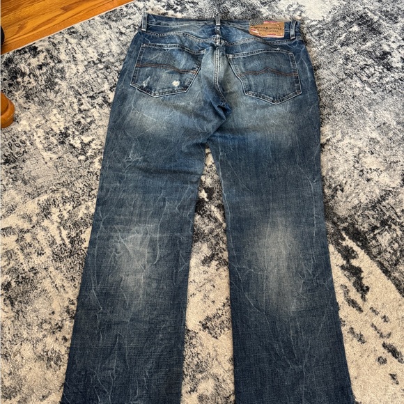Denim & Supply Ralph Lauren Slouch Blue Distressed Jeans - Picture 7 of 12